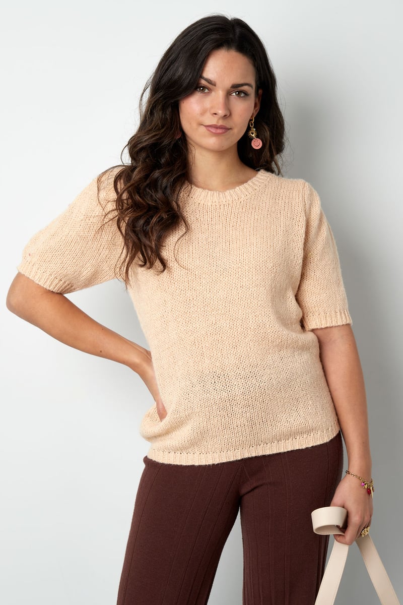 Soft bow shirt - Rood