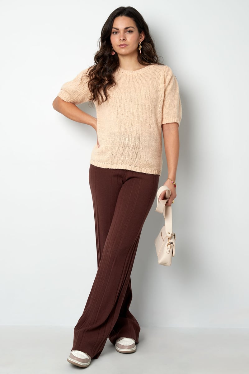 Soft bow shirt - Rood