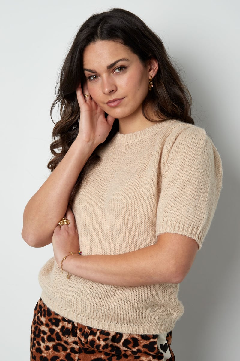 Soft bow shirt - Rood