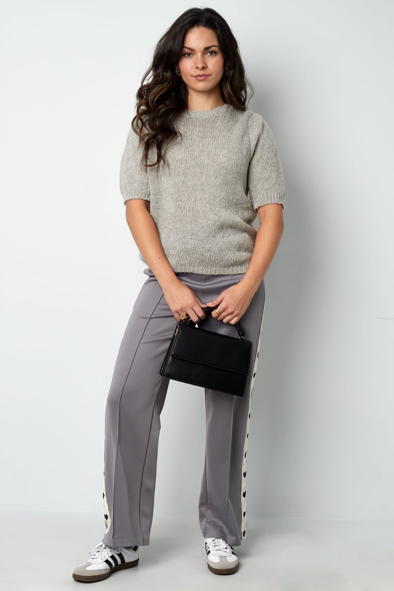 Soft bow shirt - Rood