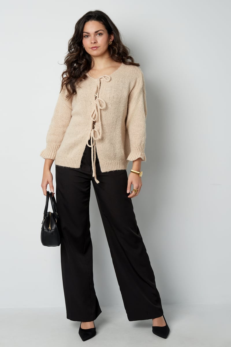 Tied up vest - Grijs