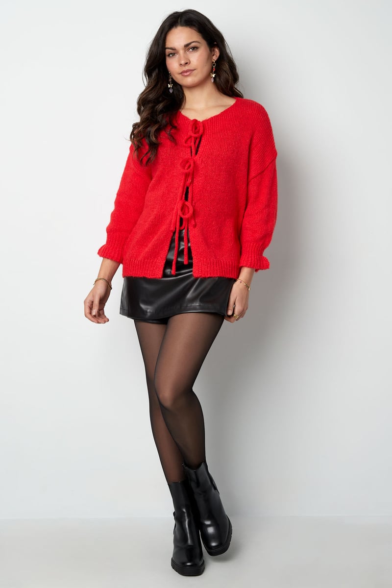 Tied up vest - Grijs