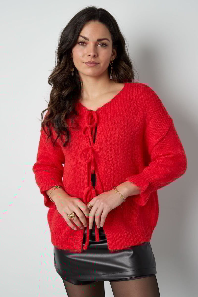 Tied up vest - Grijs