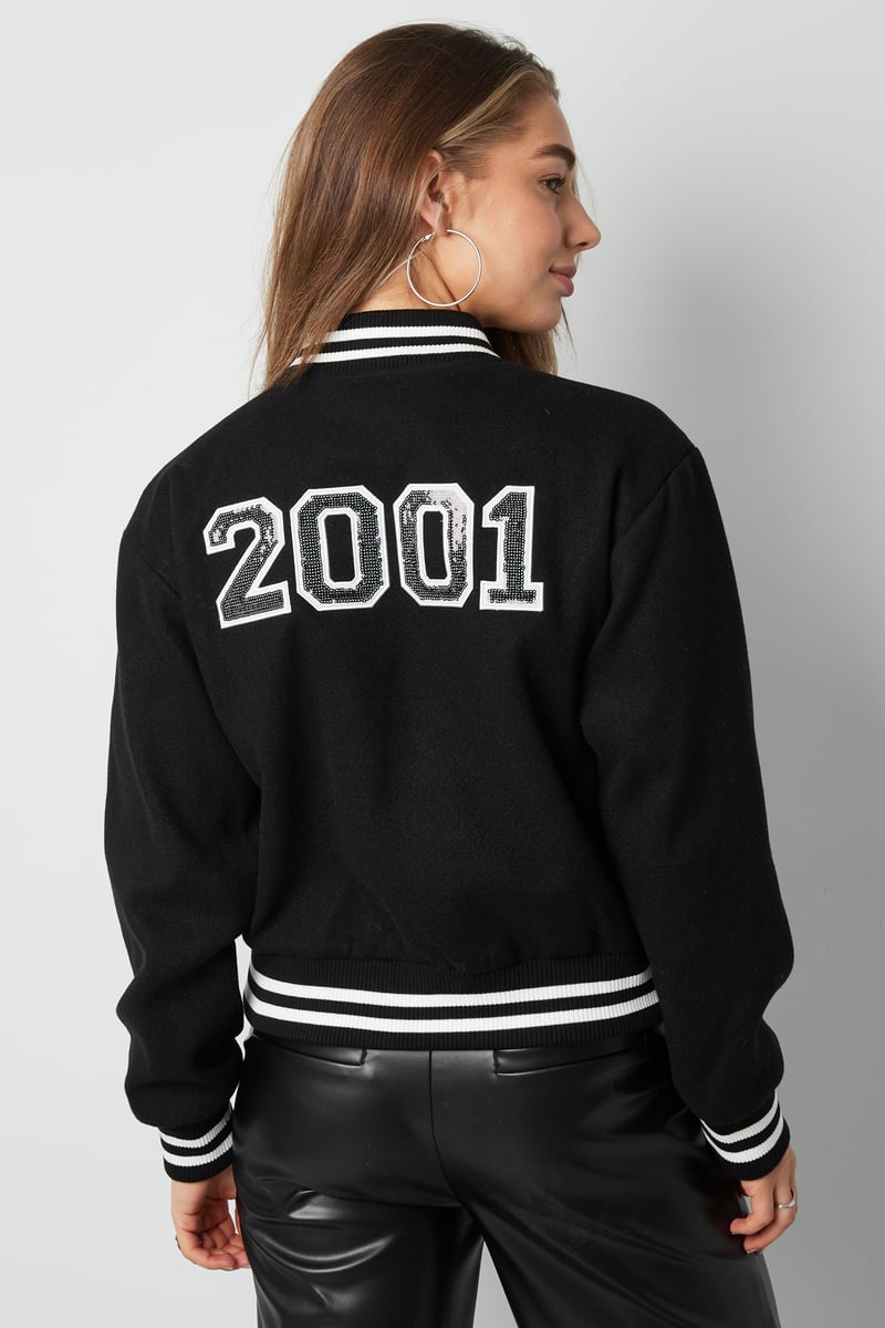 Bomberjack sporty spice - Zwart