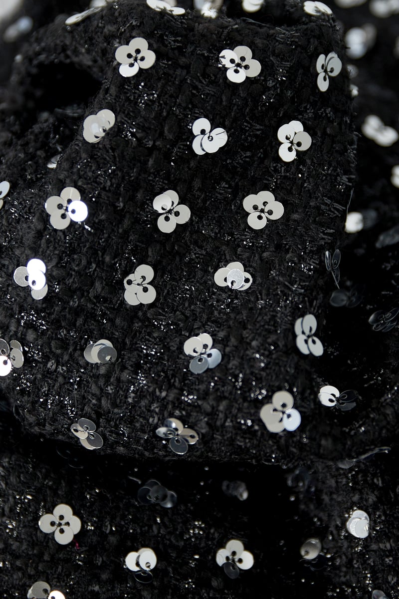 Bomberjack sparkly day - Zwart