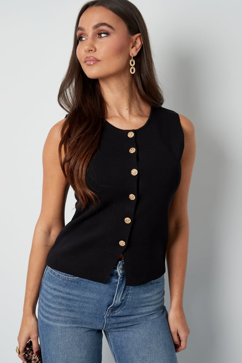 Knots about you top - Gebroken wit