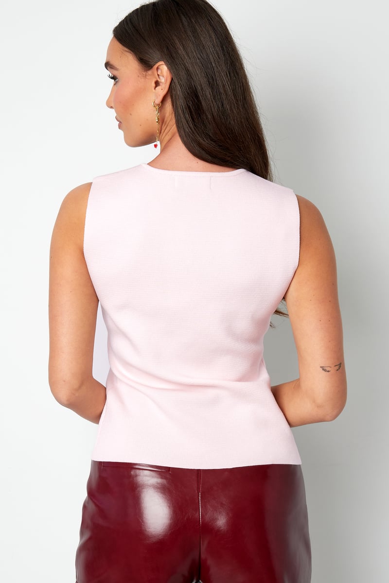 Knots about you top - Gebroken wit