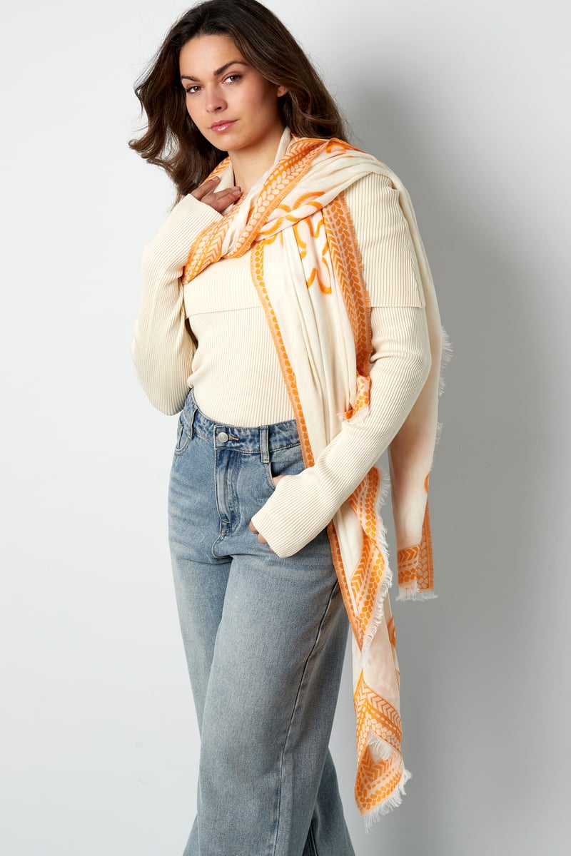 Colorful Scarf - pink