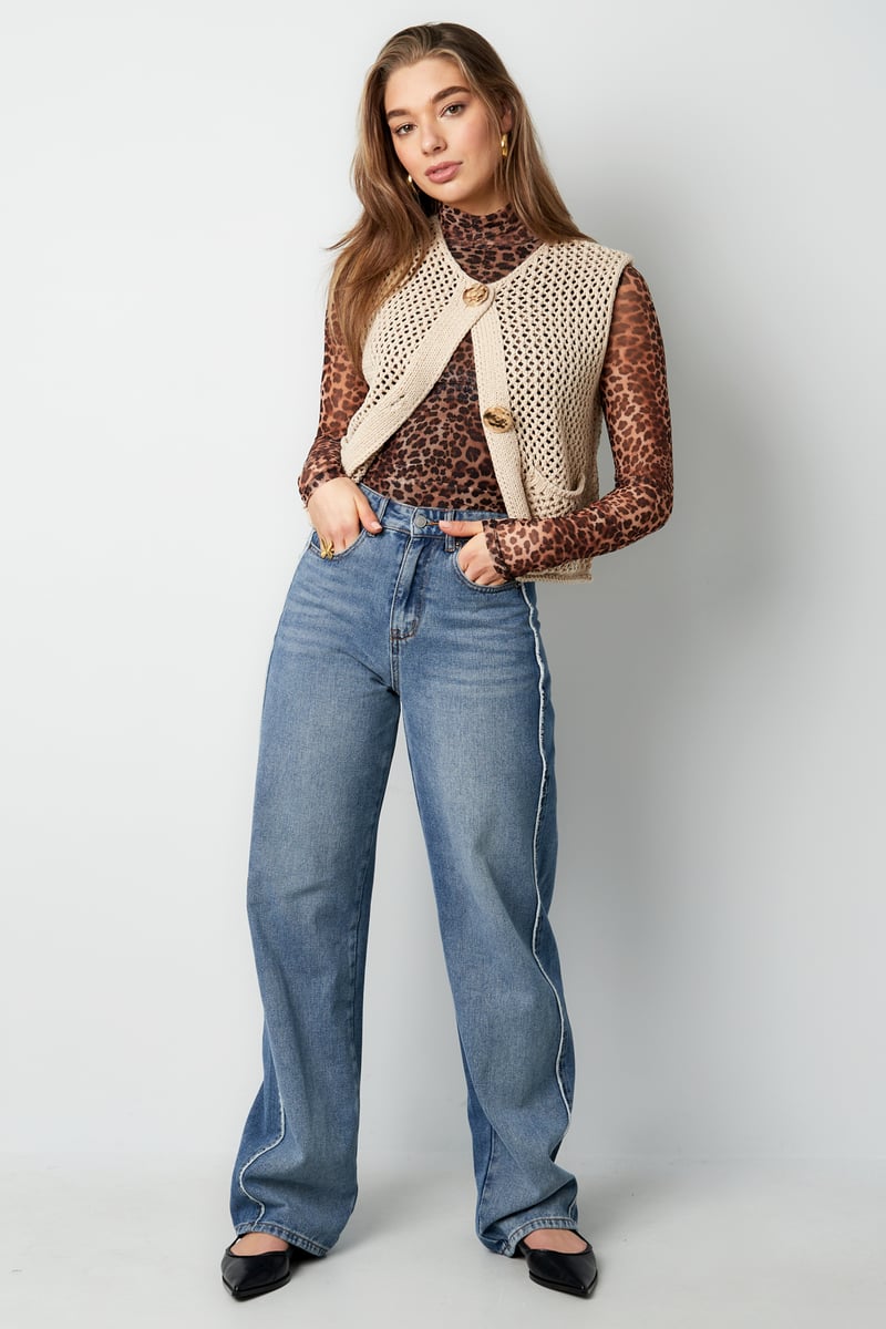 Playful vest - Beige