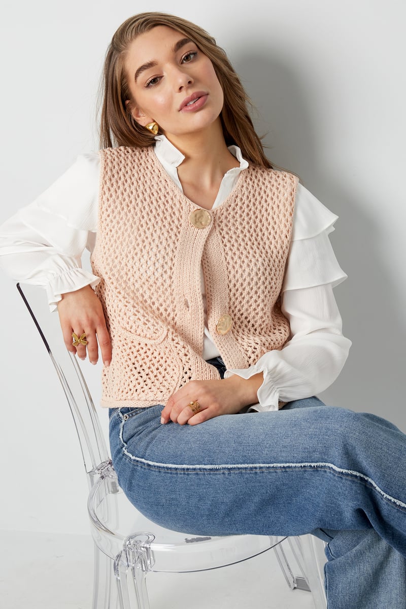 Playful vest - Beige