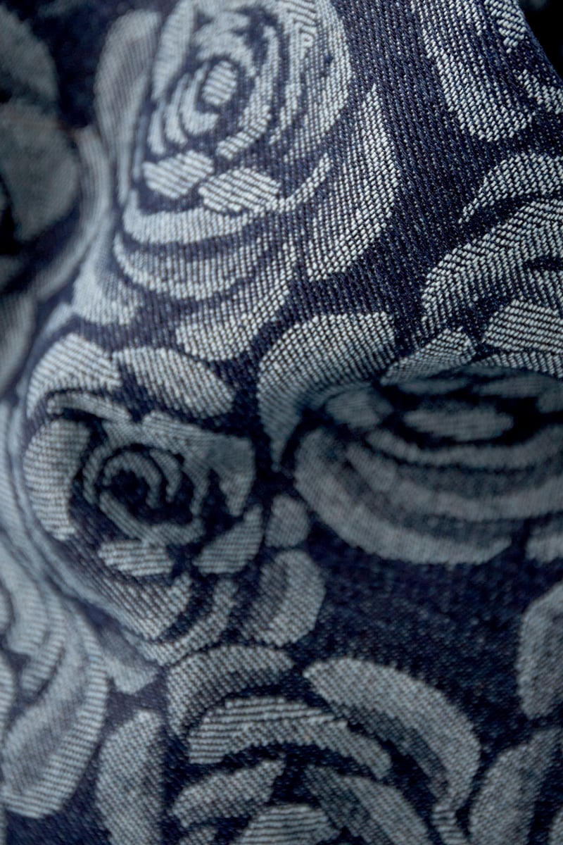 Flower fusion broek - lichtblauw