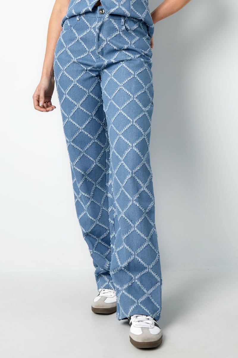 Grids of grace jeans - Lichtblauw