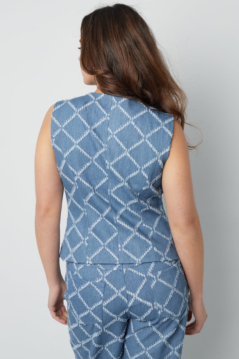 Grids of grace korset - Lichtblauw