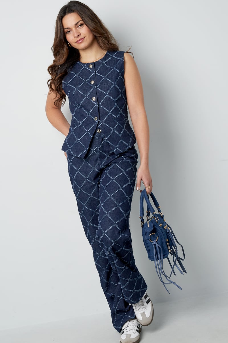 Grids of grace korset - Lichtblauw