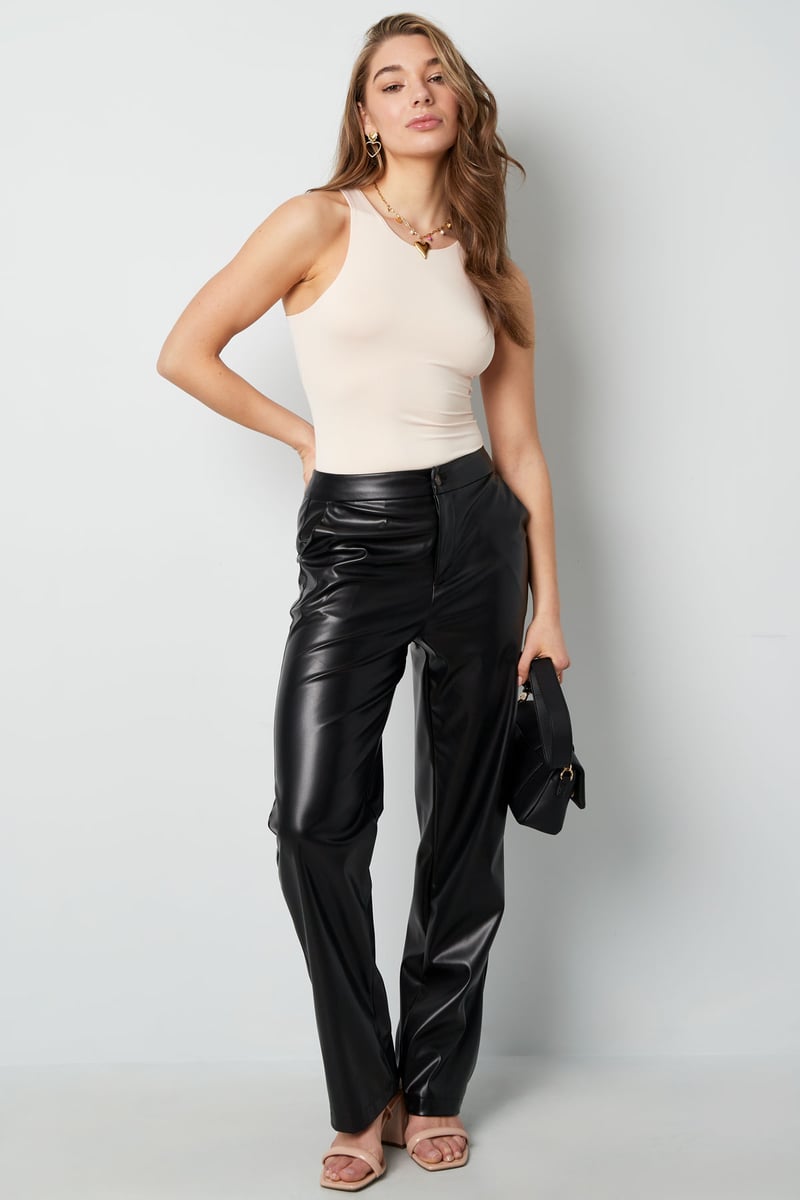 Basic body lage hals - Fuchsia