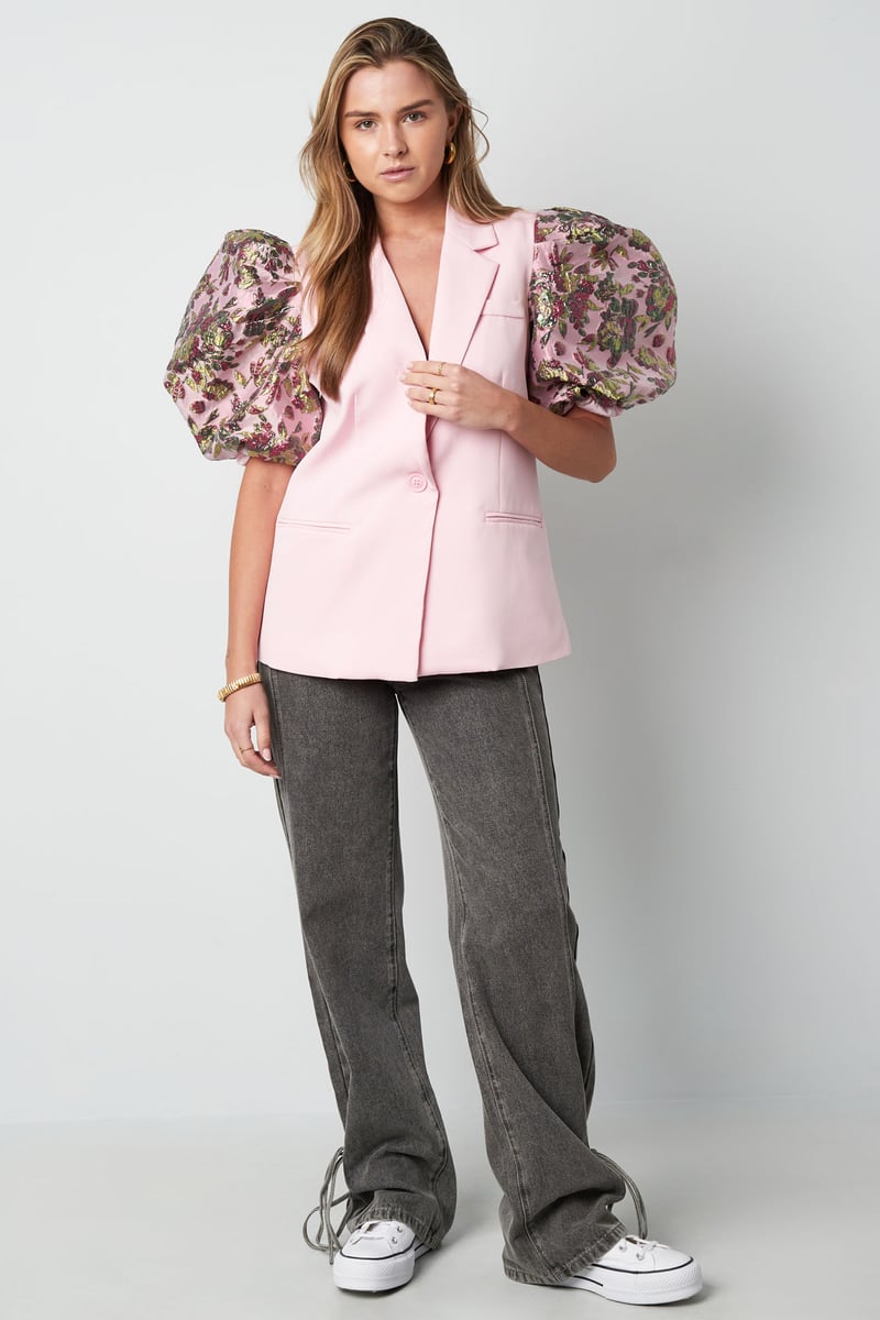 Blazer flower bomb - Roze