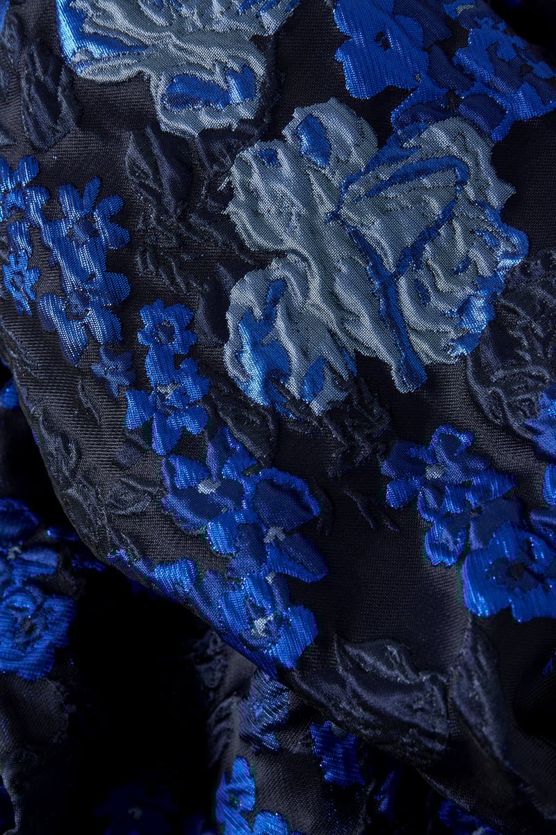 Top met korte mouwen en bloemenprint - Champagne