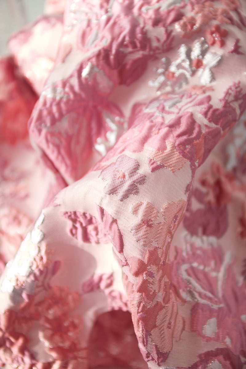 Top met korte mouwen en bloemenprint - Champagne