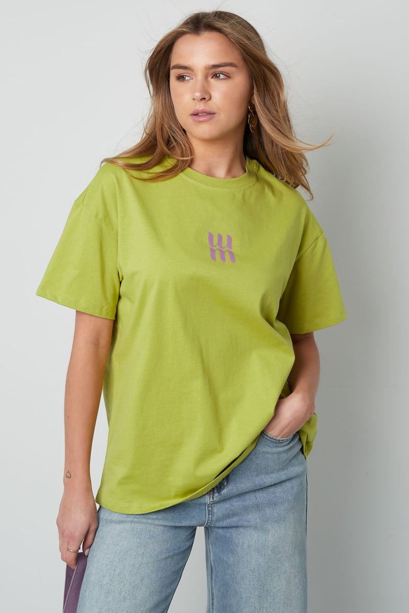 Letter M Top - Green