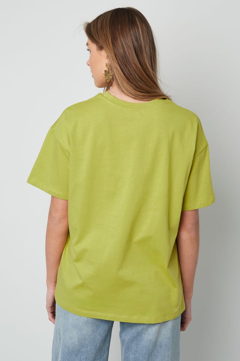 Letter M Top - Green