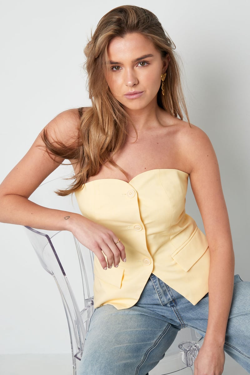 Vanilla Glow Top - Zwart