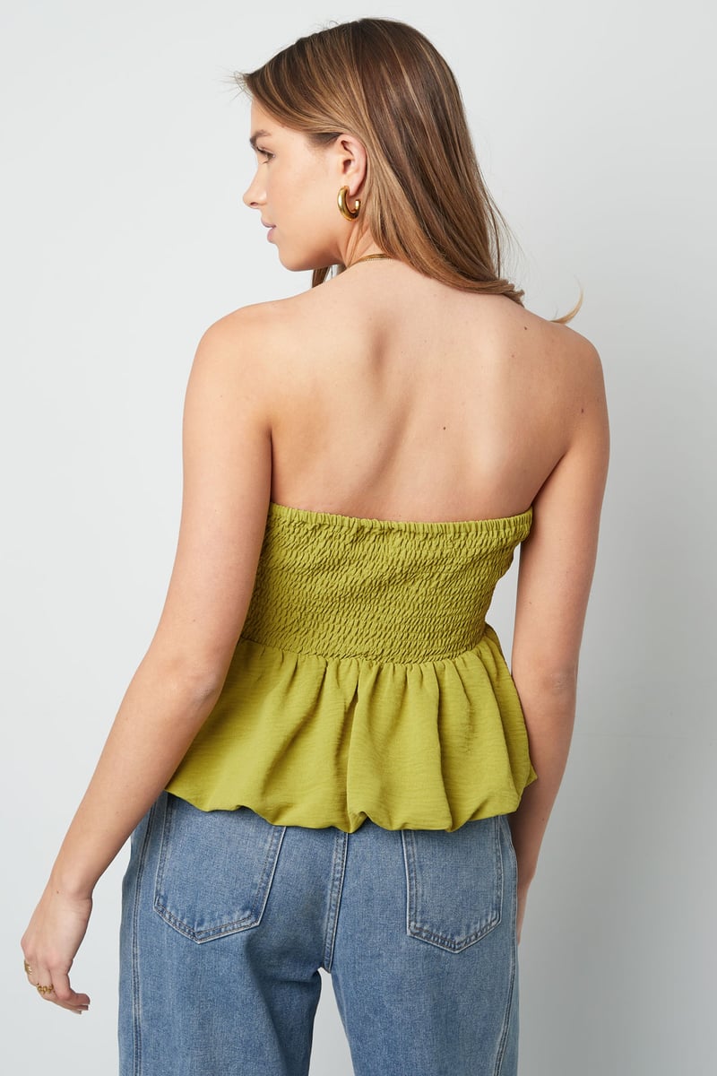 Summer Vibe Top - Geel 