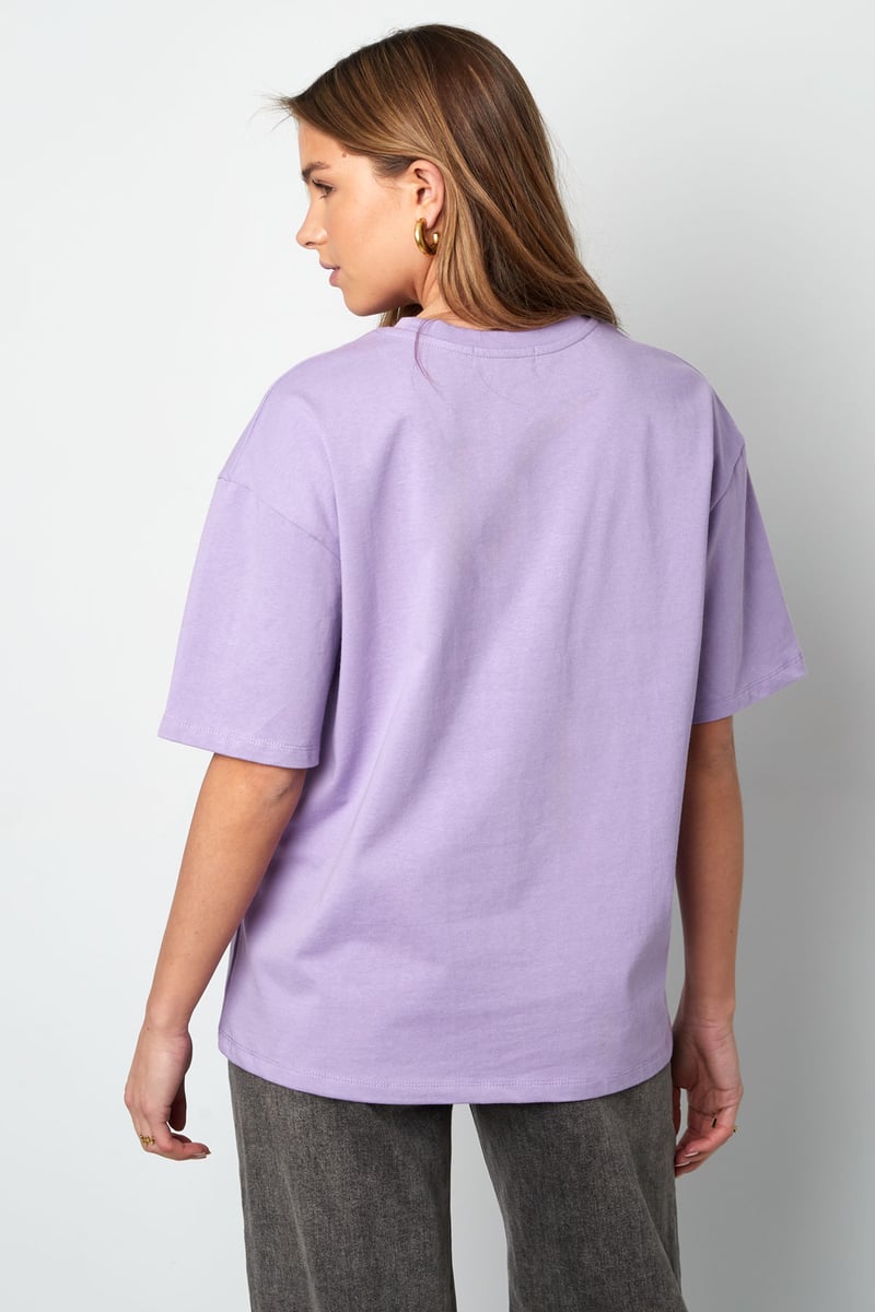 Short sleeve top Vlinder - Purple