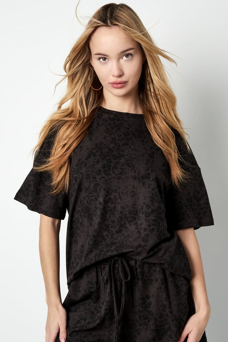 T-shirt cool girl - Grijs