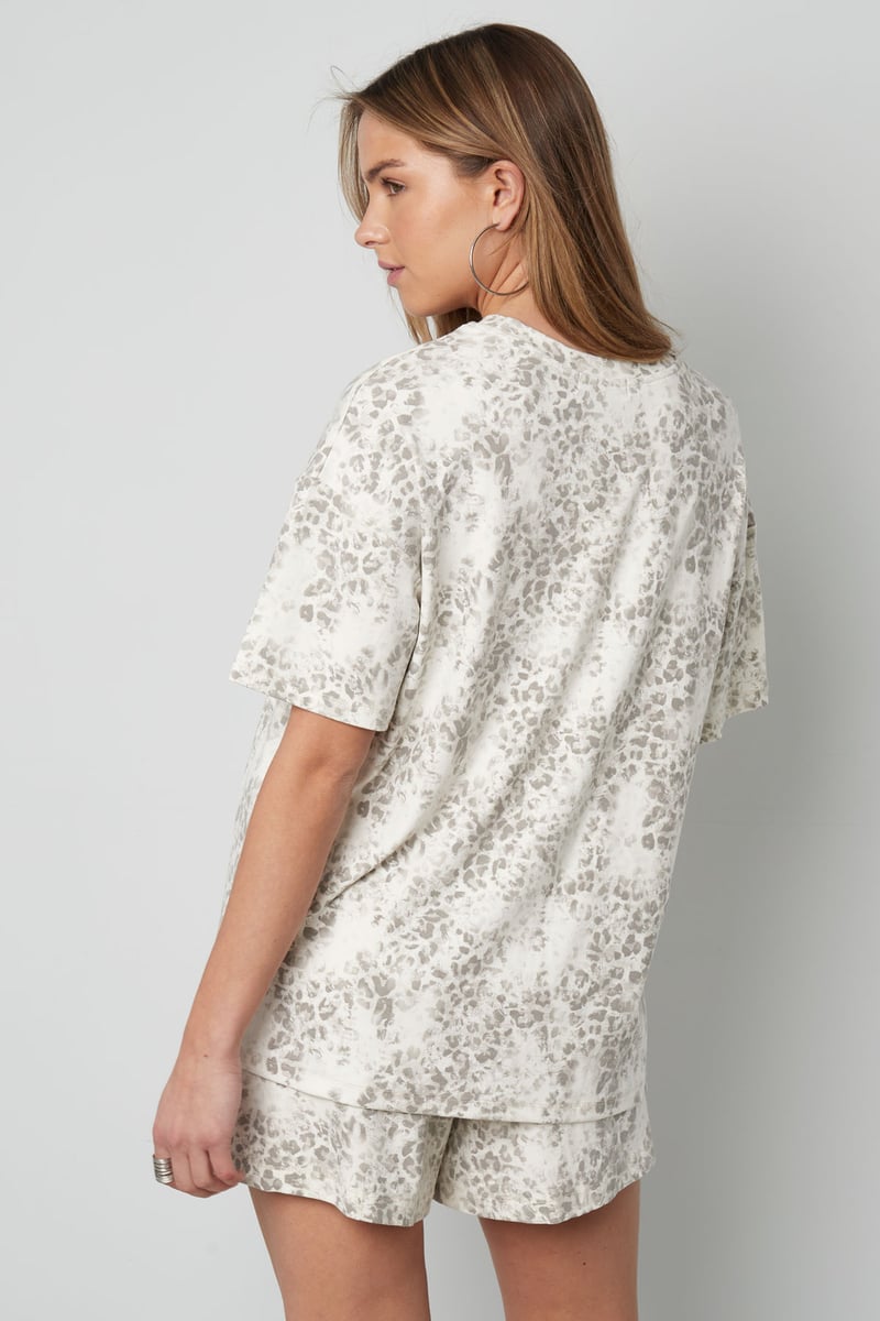 T-shirt cool girl - Grijs