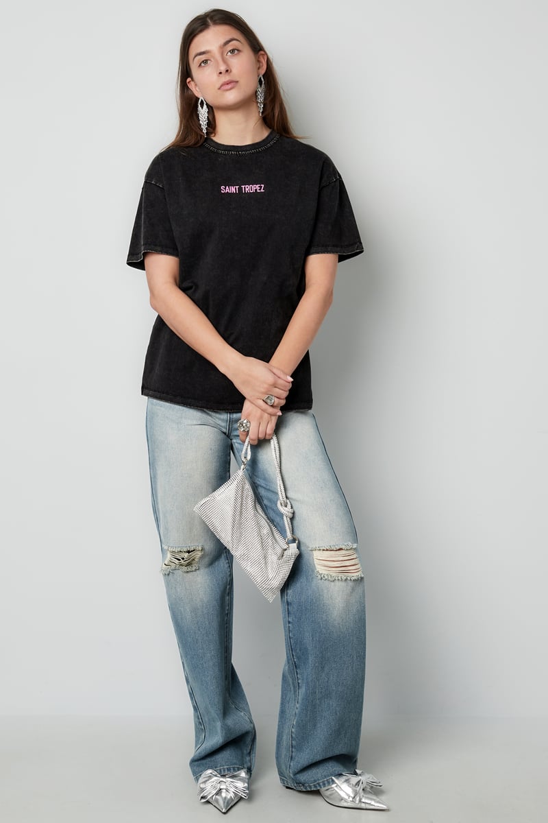 T-shirt saint tropez - Donkergrijs