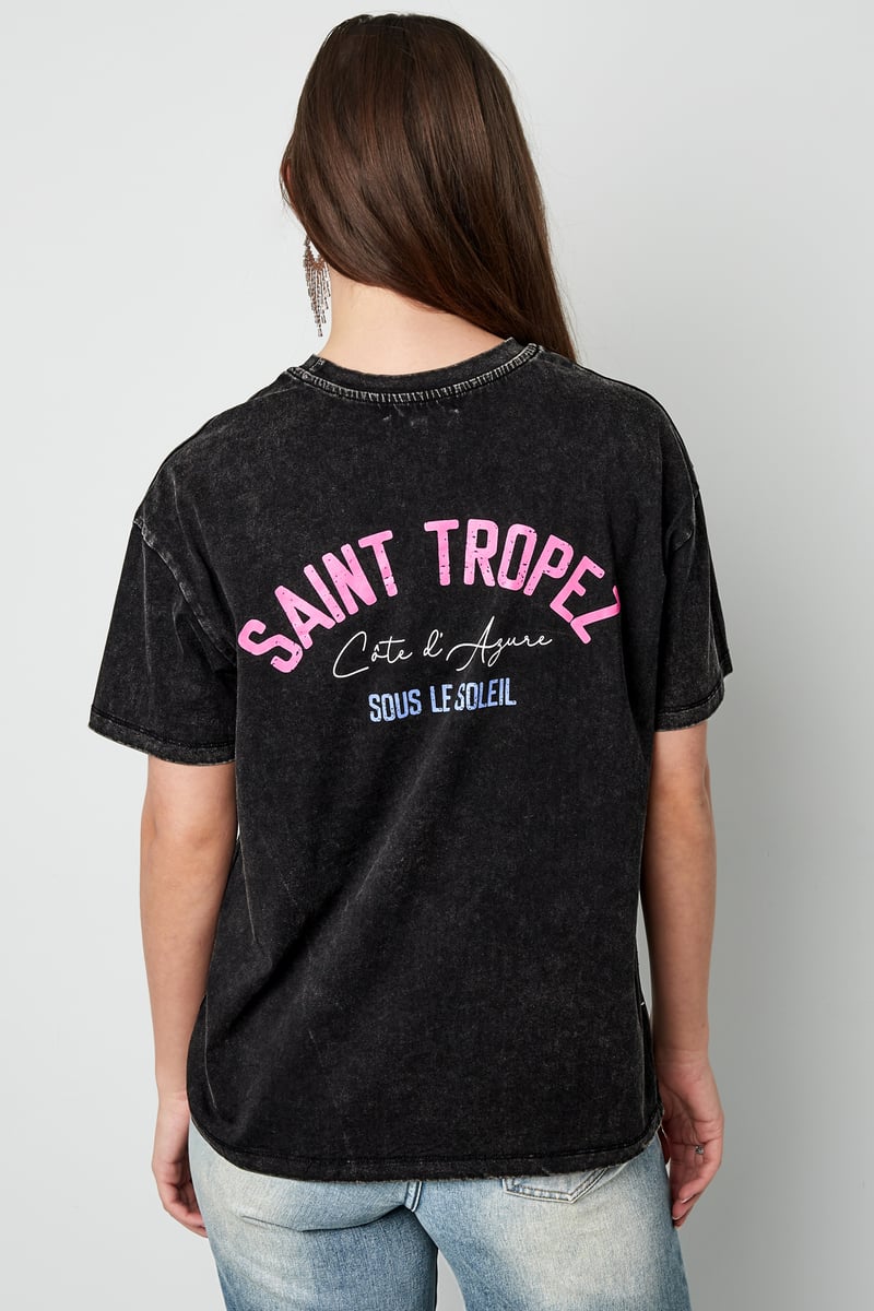 T-shirt saint tropez - Donkergrijs