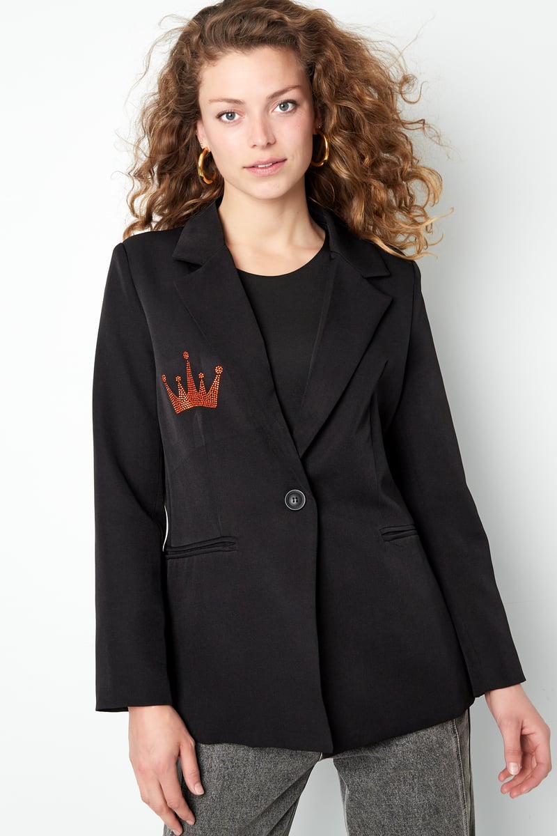 Queen Blazer KIngsday - Zwart