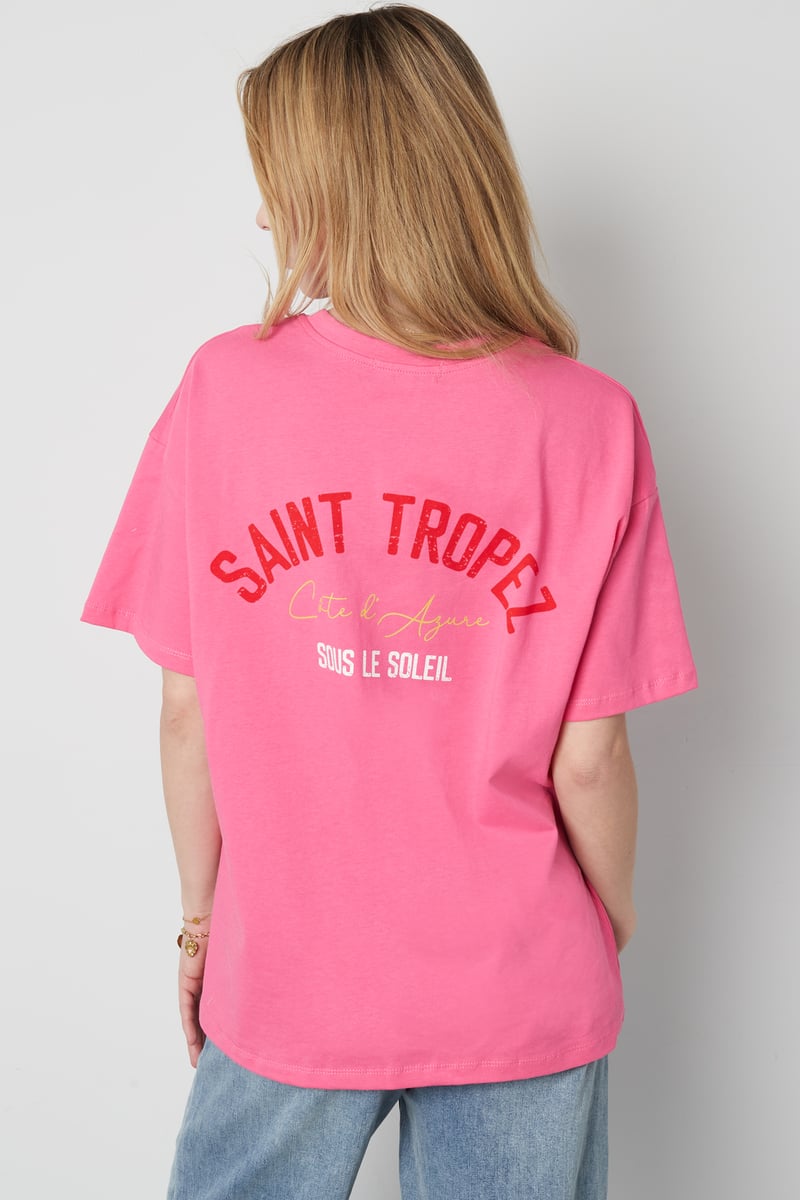 T-shirt saint tropez - Wit