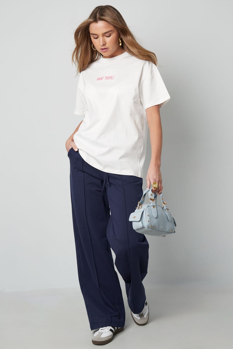 T-shirt saint tropez - Wit