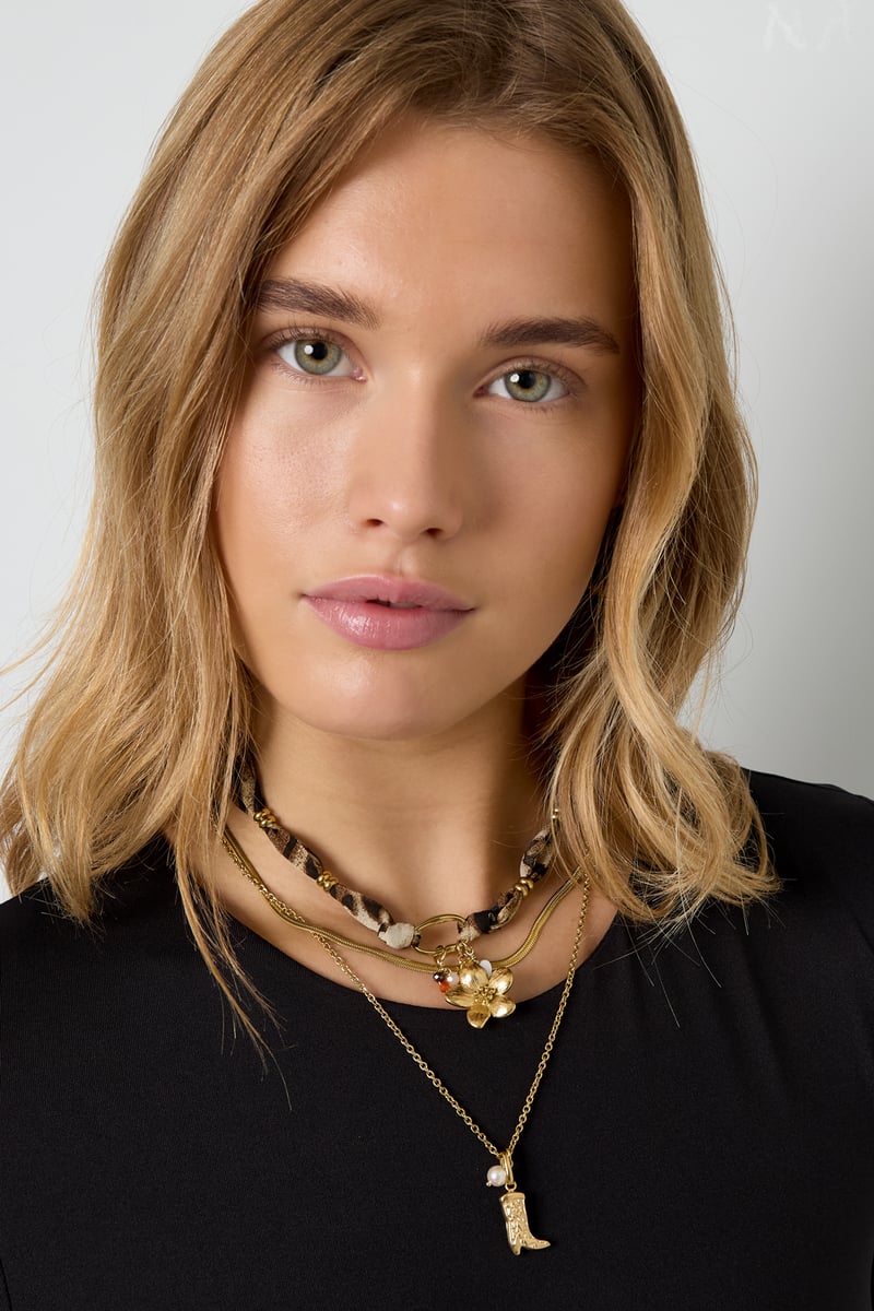 Hangerkettingen Bloemen Luipaardprint Casual Dagelijks Eenvoudig Serie Damessieraden