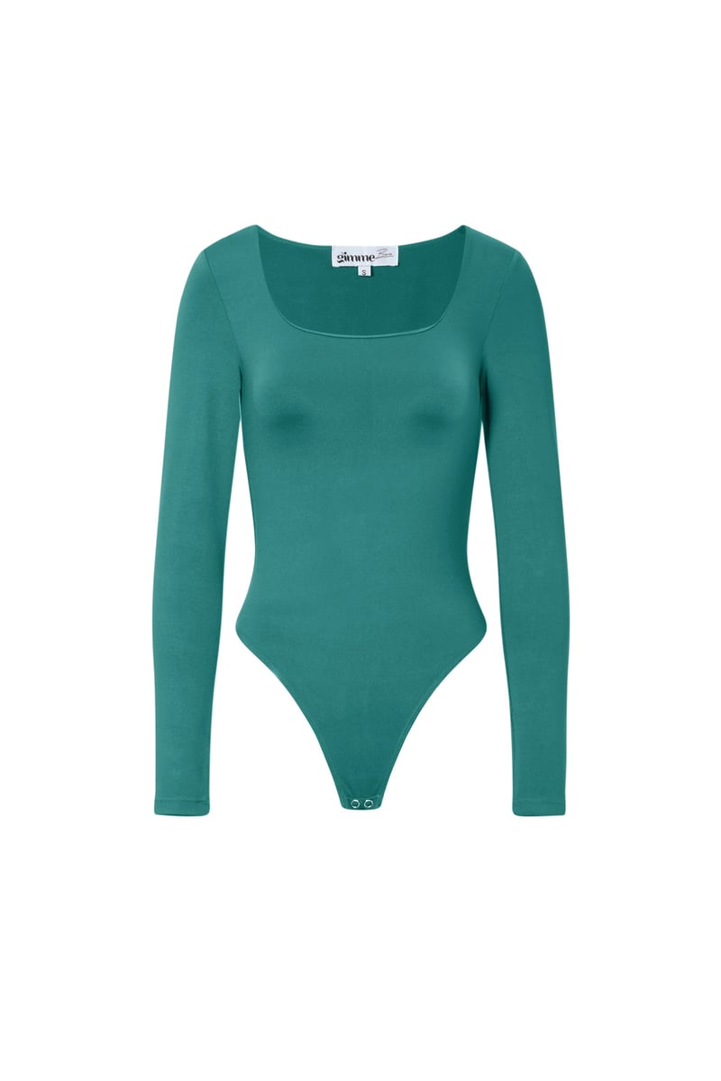 Nylon Shapewear Bodysuit Effen kleur Basic All Fit Kleding