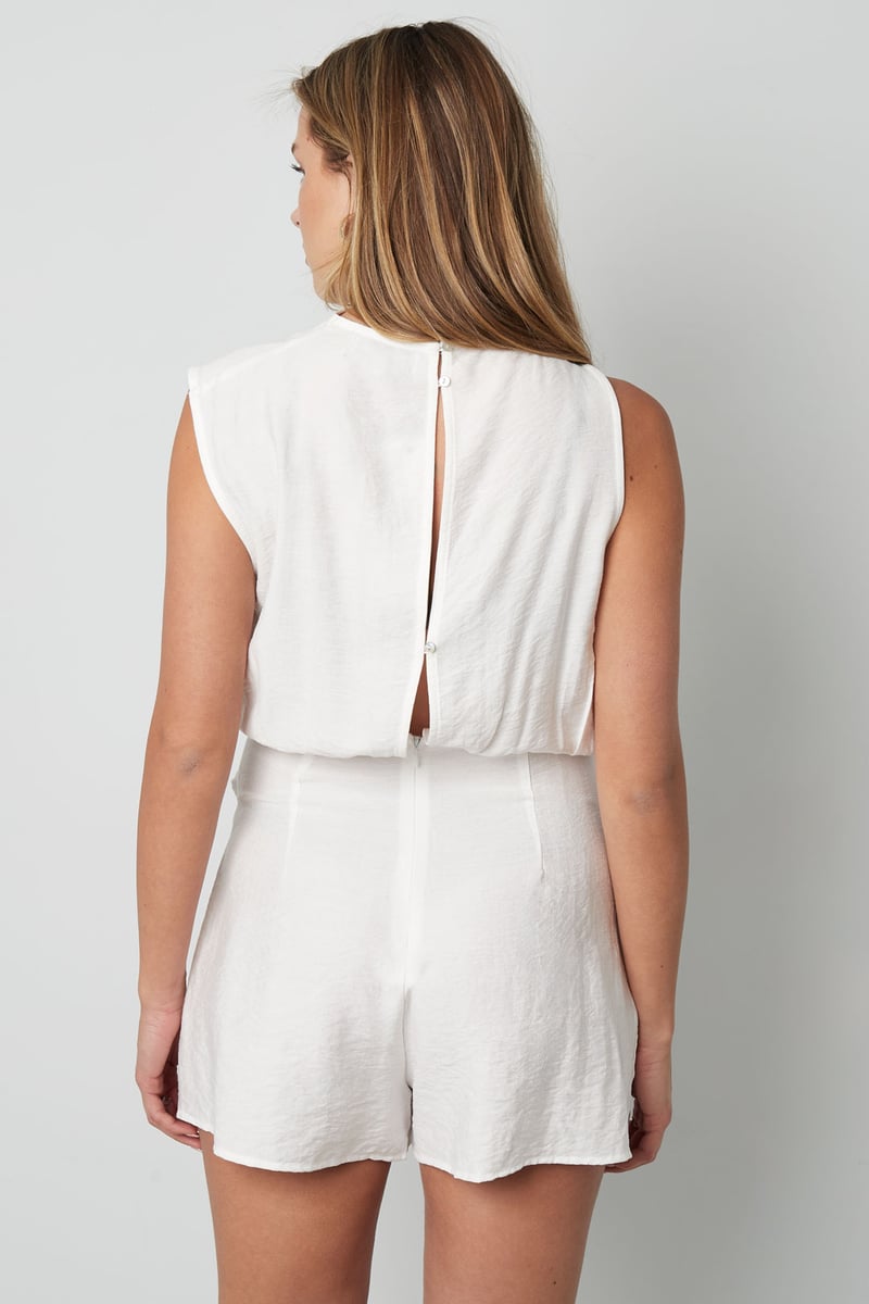 Lovely Playsuit - Wit