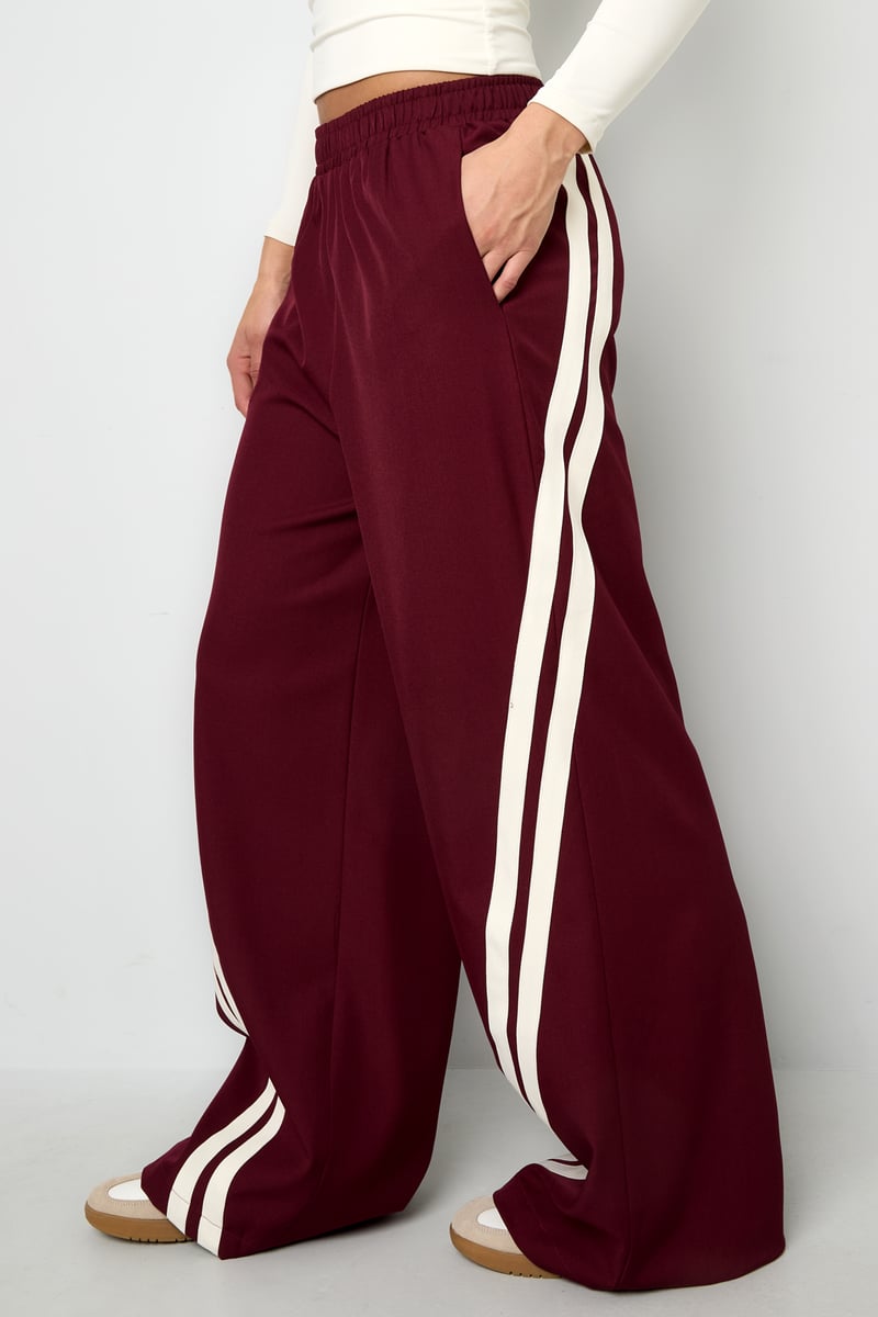 De Jacky gestreepte broek