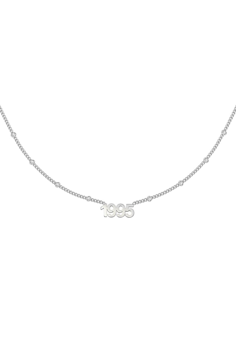 Ketting Year 1995 Zilver Stainless Steel