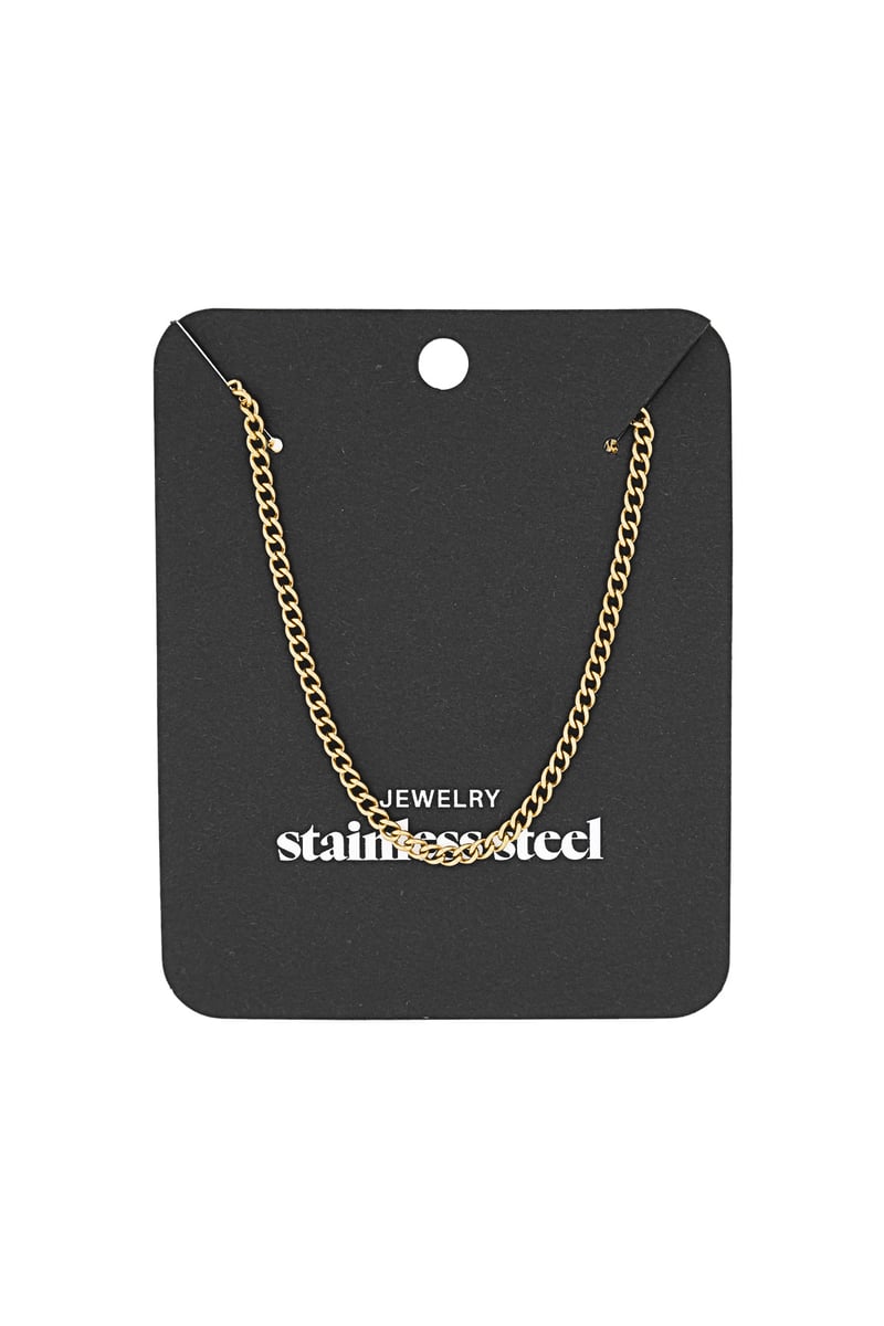 Ketting Chain Sanya Goud kleur Stainless Steel