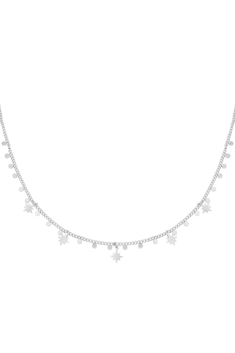 Ketting Universe Charms Goud kleur Stainless Steel