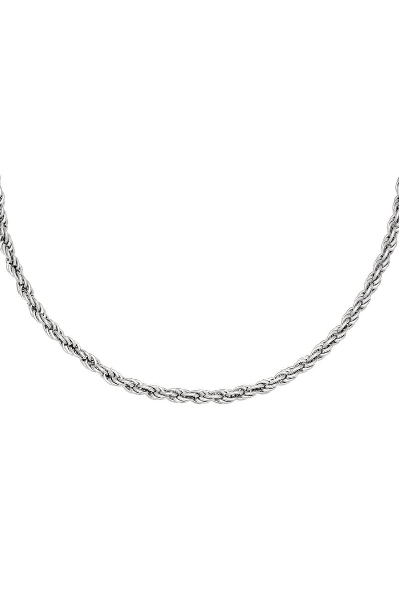 Ketting Twisted Chain Goud kleur Stainless Steel