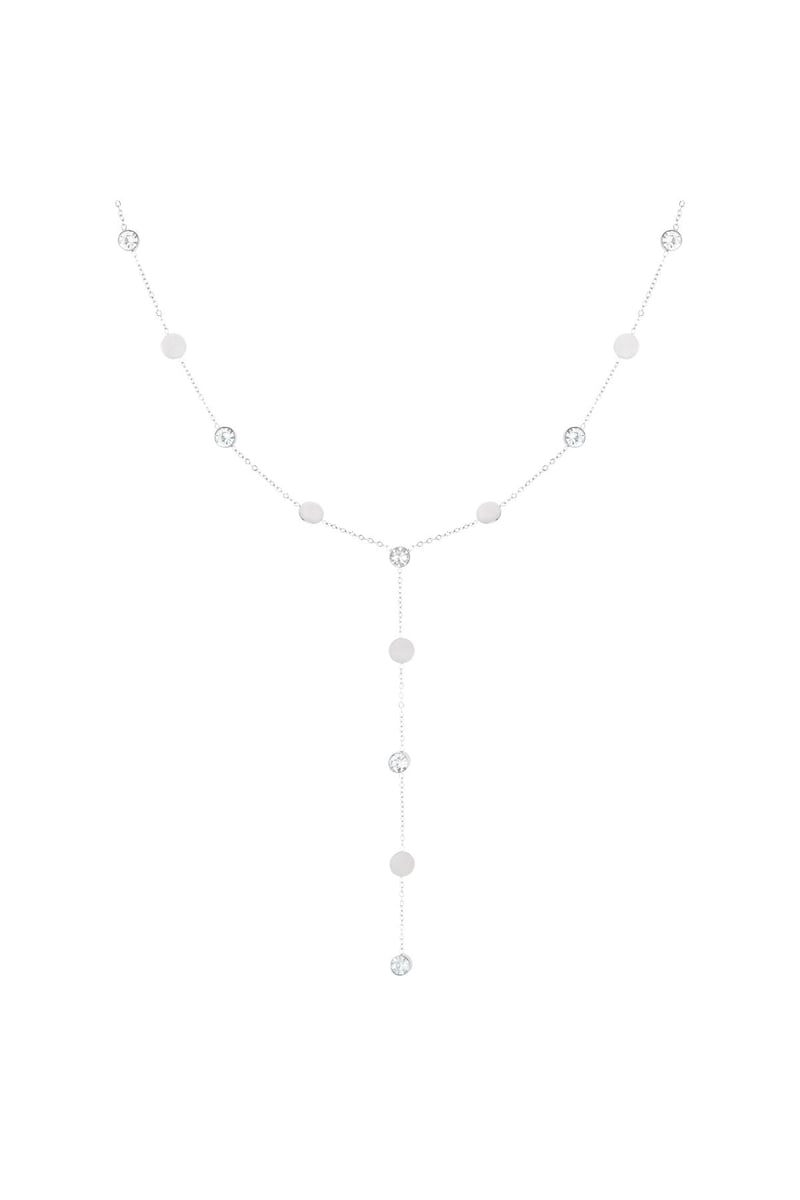 Lange ketting strass Goud kleur Stainless Steel