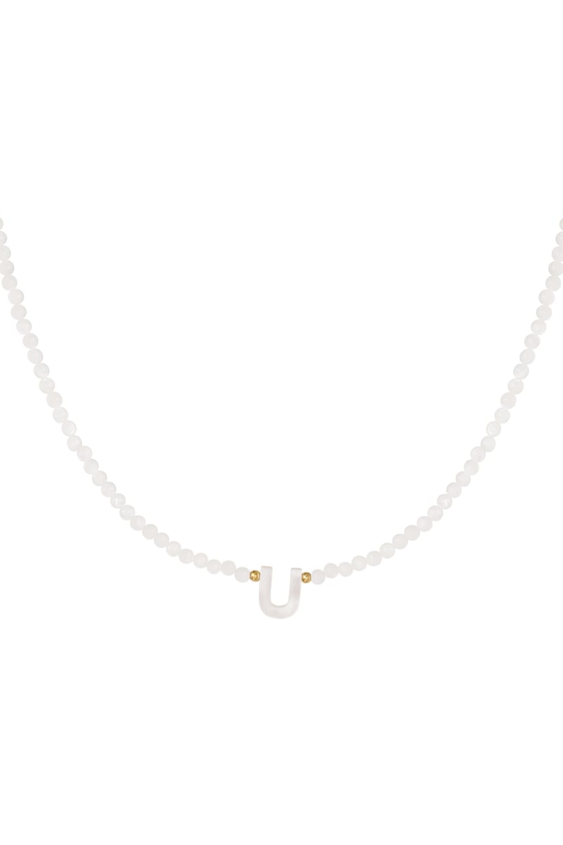 ketting letter a schelp