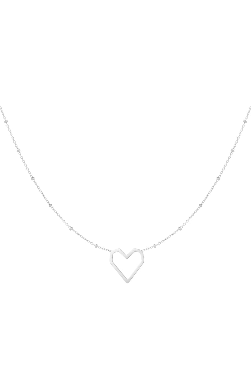 ketting hart met dots