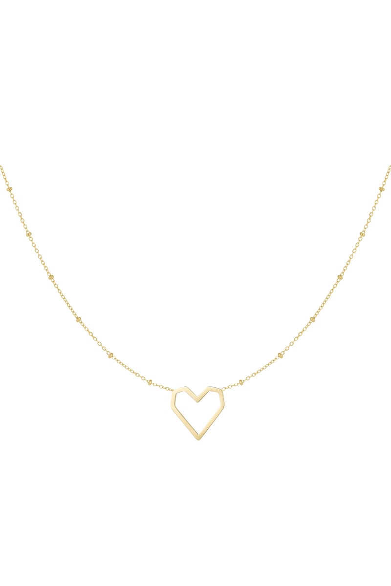ketting hart met dots
