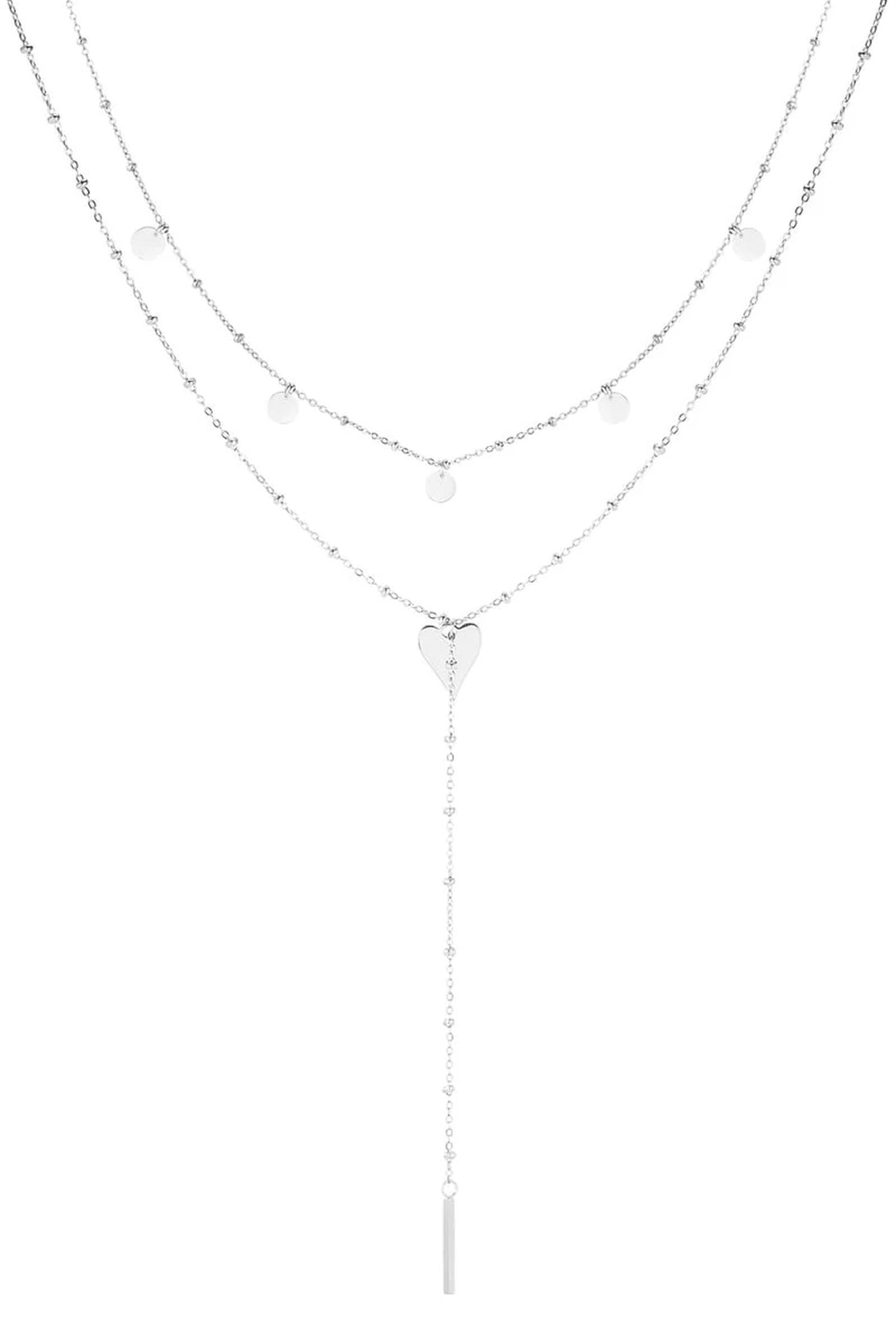 ketting lang in het middel met cirkels