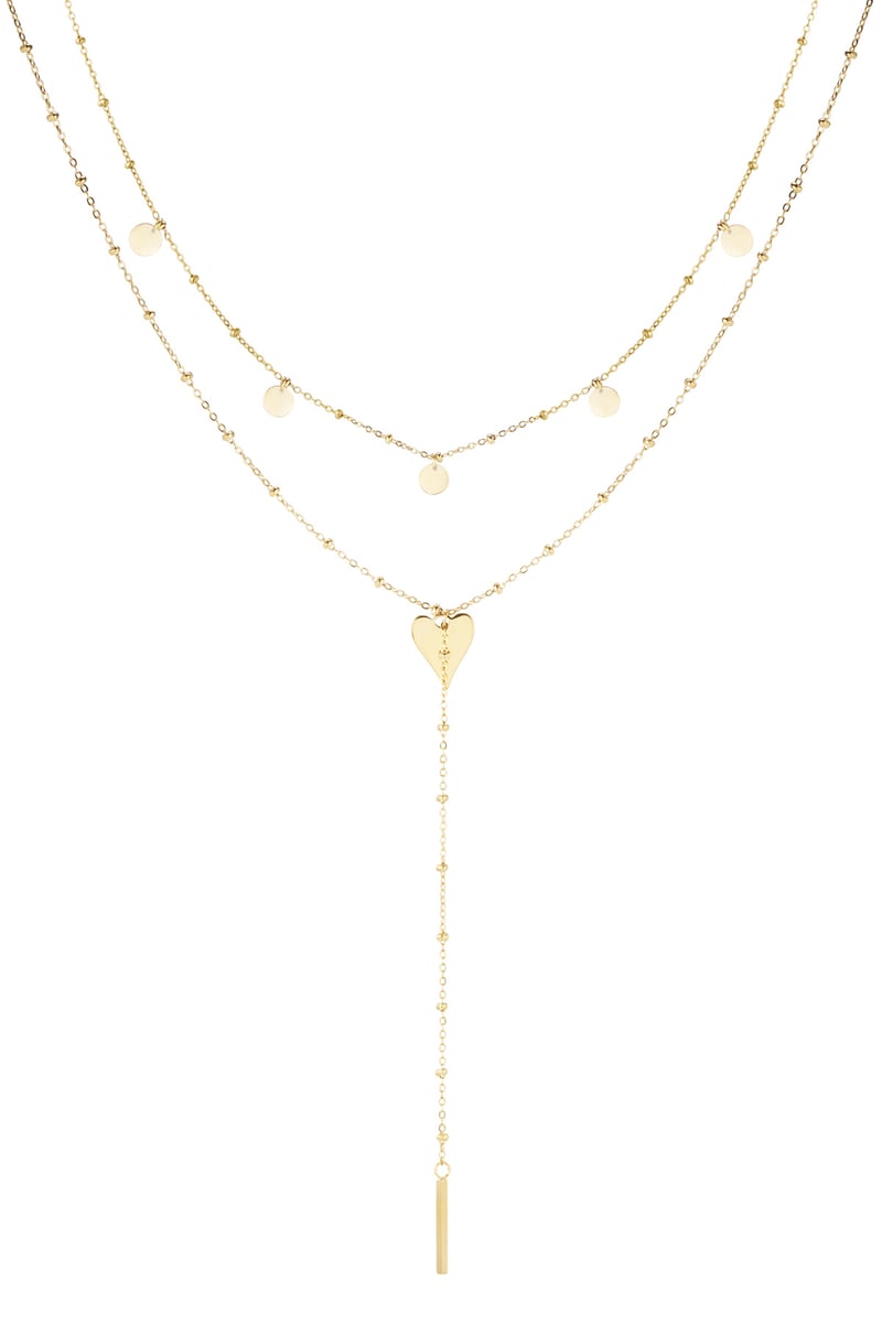 ketting lang in het middel met cirkels