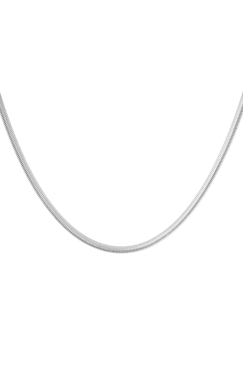 Ketting plat met print - Goud kleur-4.0MM