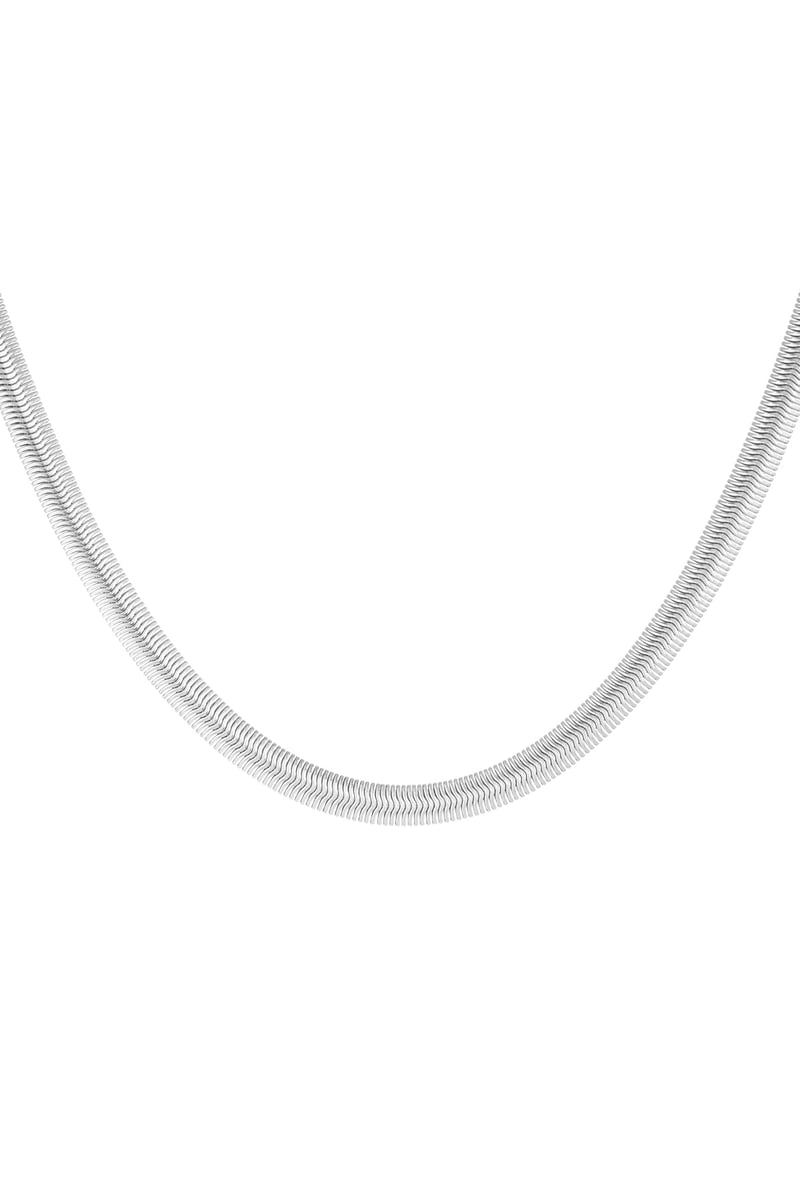 Ketting plat met print - Goud kleur-6.0MM